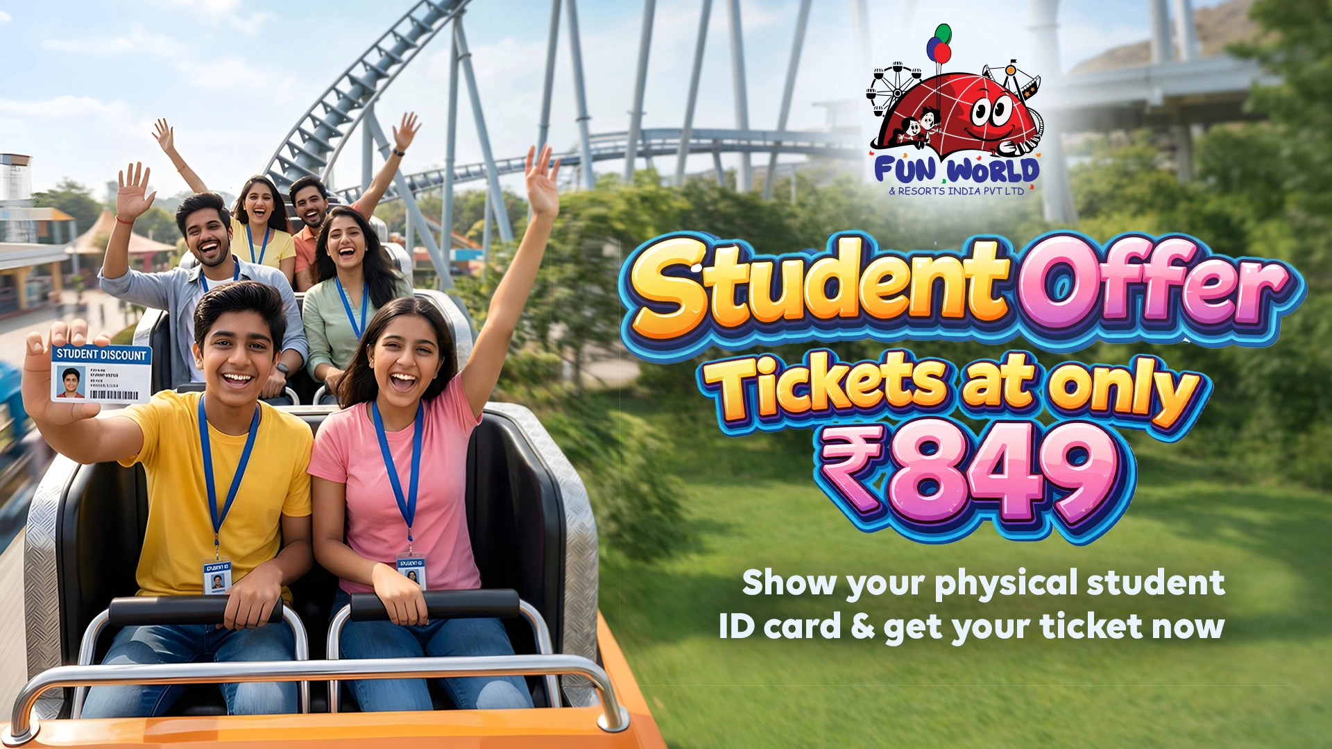 Student Ticket @ Just ₹849